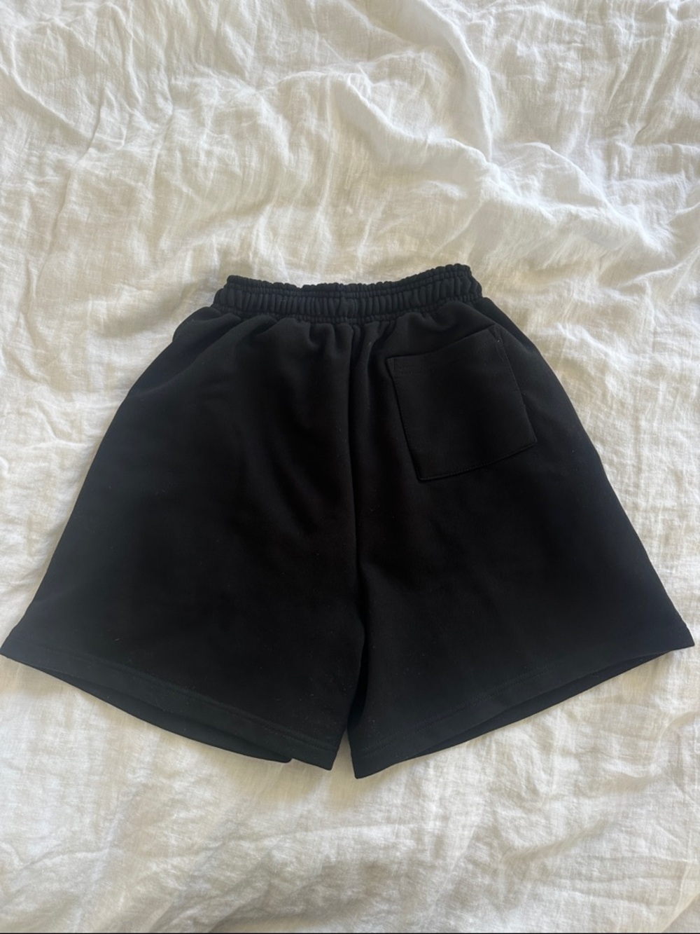 The Frankie Shop Black High-Waist sweatshorts / shorts